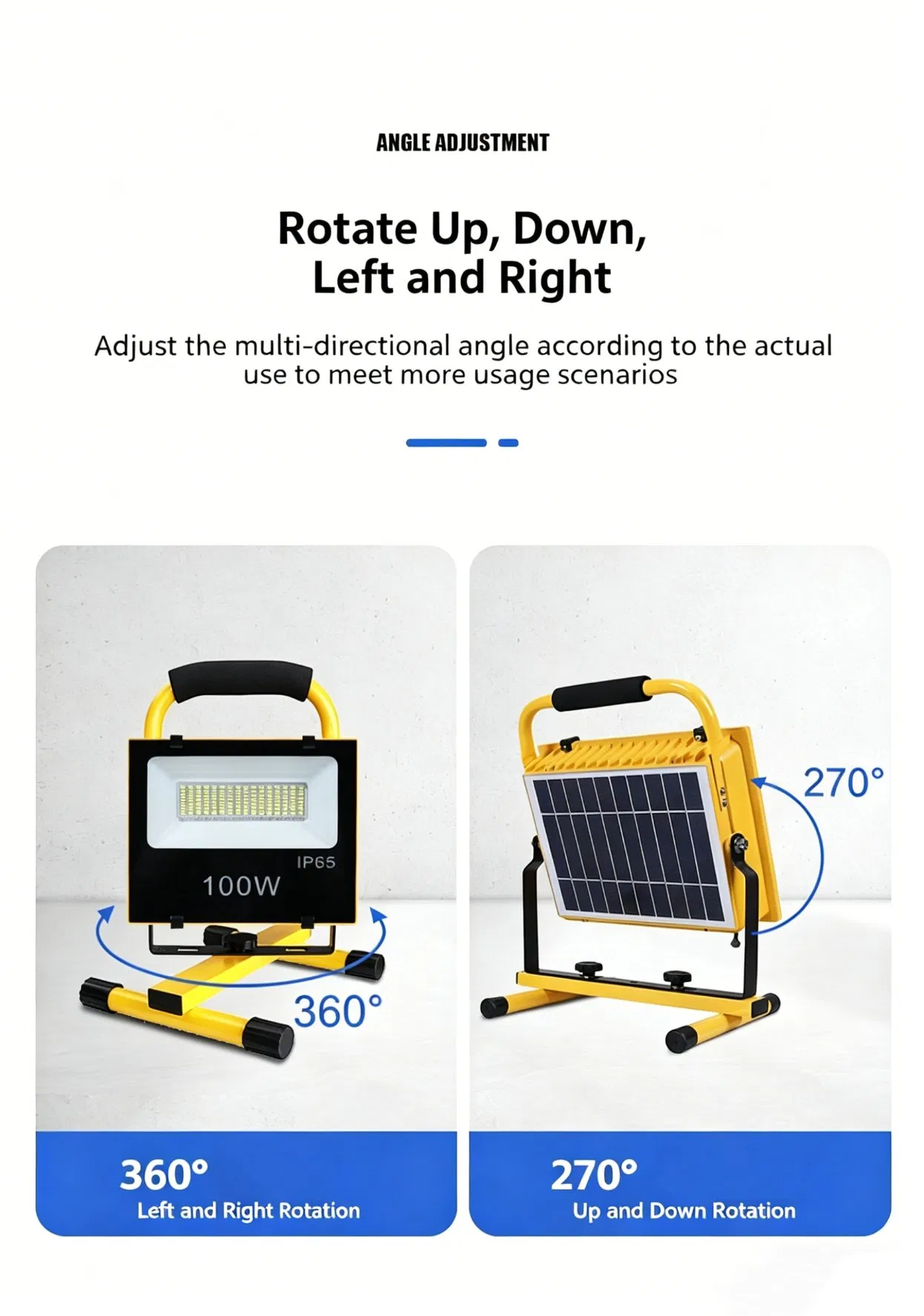 200W Camping Lantern 8000mAh High Solar Rechargeable LED Tent Light Solar Powerful Work Flood Light Rechargeable Emergency Lamp