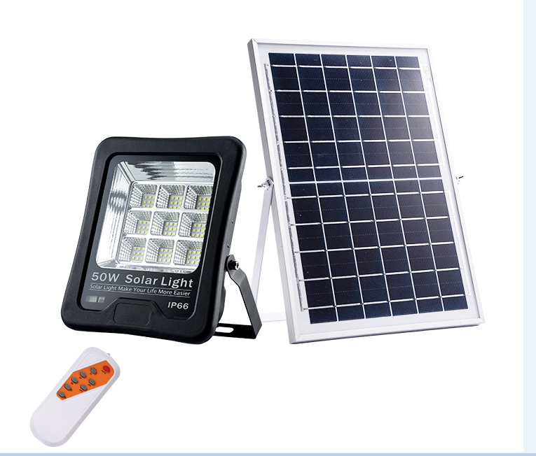 World-Dawn Solar Flood Light Control Outdoor Lamp Garden LED Remote