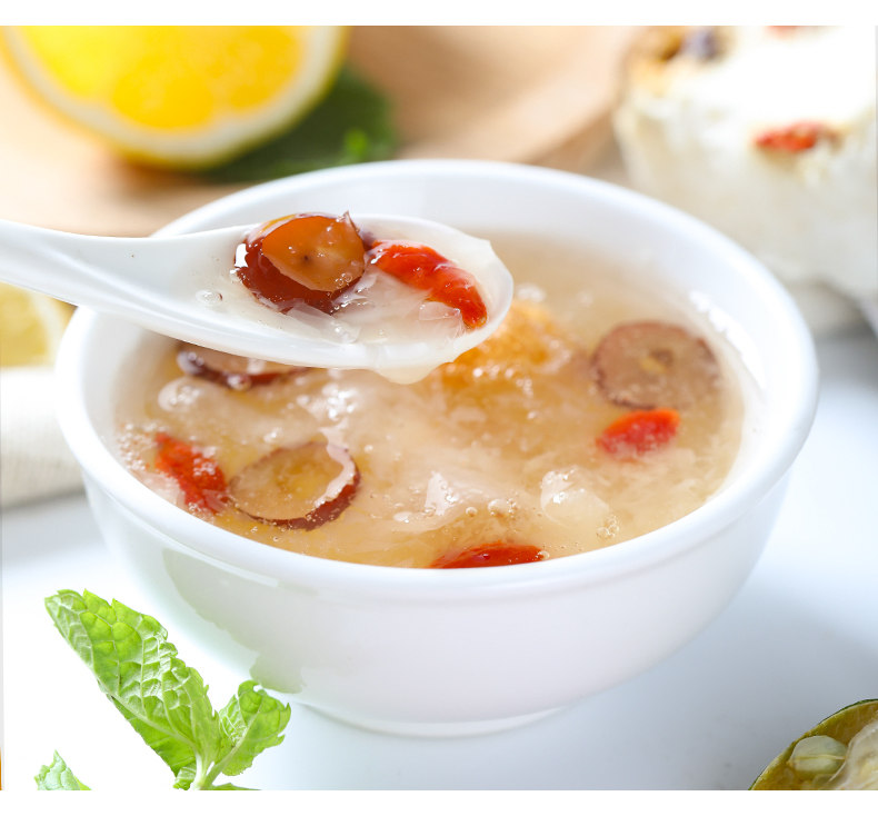 مكعب حساء فطر أبيض مجفف بالتجميد، حساء فوري، مرق فطر أبيض