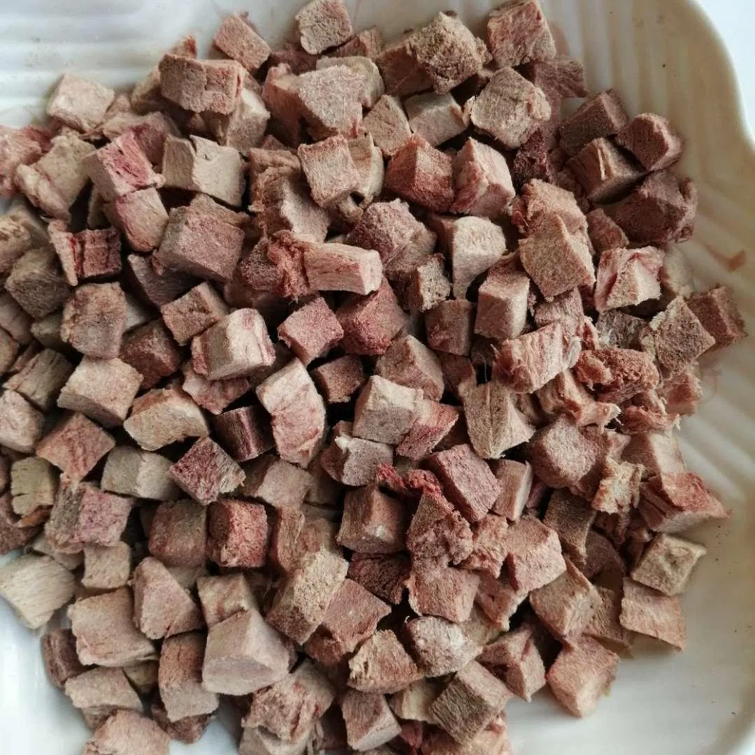 لحم مجفف بالتجميد، دجاج، لحم بقر، لحم خنزير للاستهلاك البشري