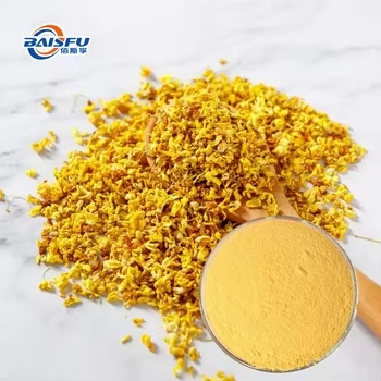 مسحوق أوسمانثوس المجفف بالتجميد الطبيعي العطري العضوي من الدرجة الغذائية للشاي والحلويات