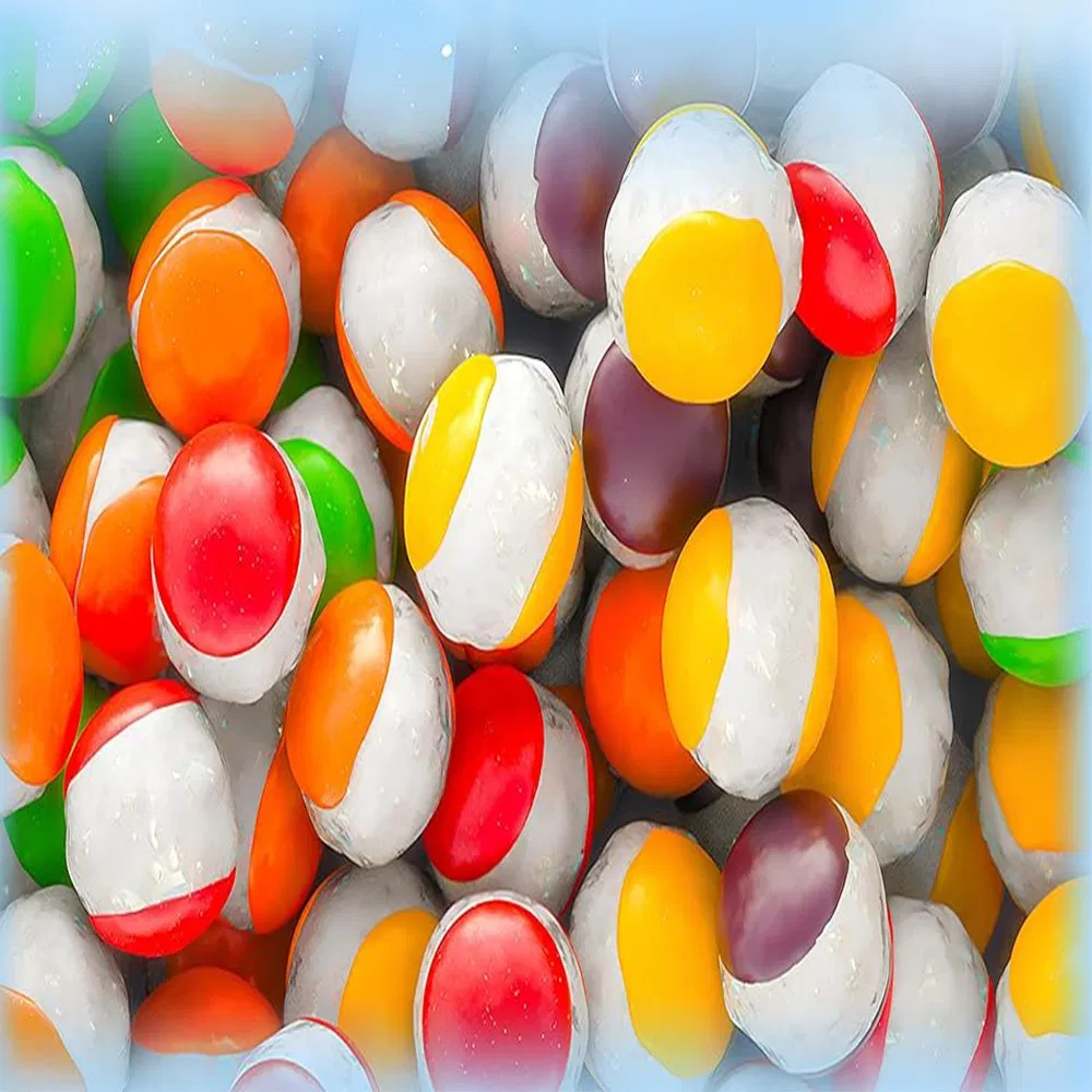 OEM/ODM حلوى مجففة بالتجميد بالجملة حلوى قوس قزح مجففة بالتجميد كرات حلوى سكاكر بكميات كبيرة