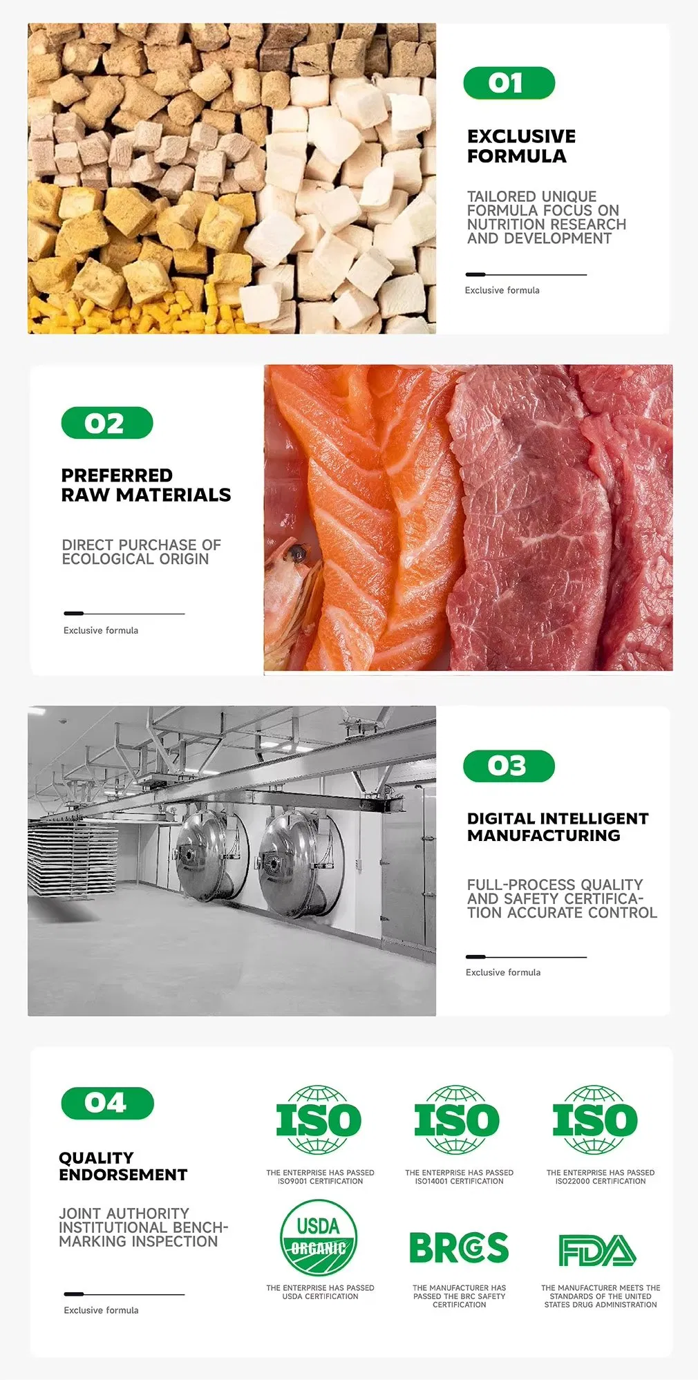 Freeze-dried Pet Food Chicken Beef