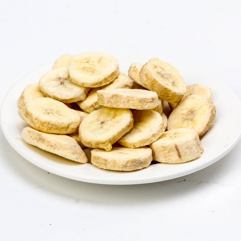 شرائح الموز المجفف بالكامل للت-snacking أو عبوات البيع بالتجزئة