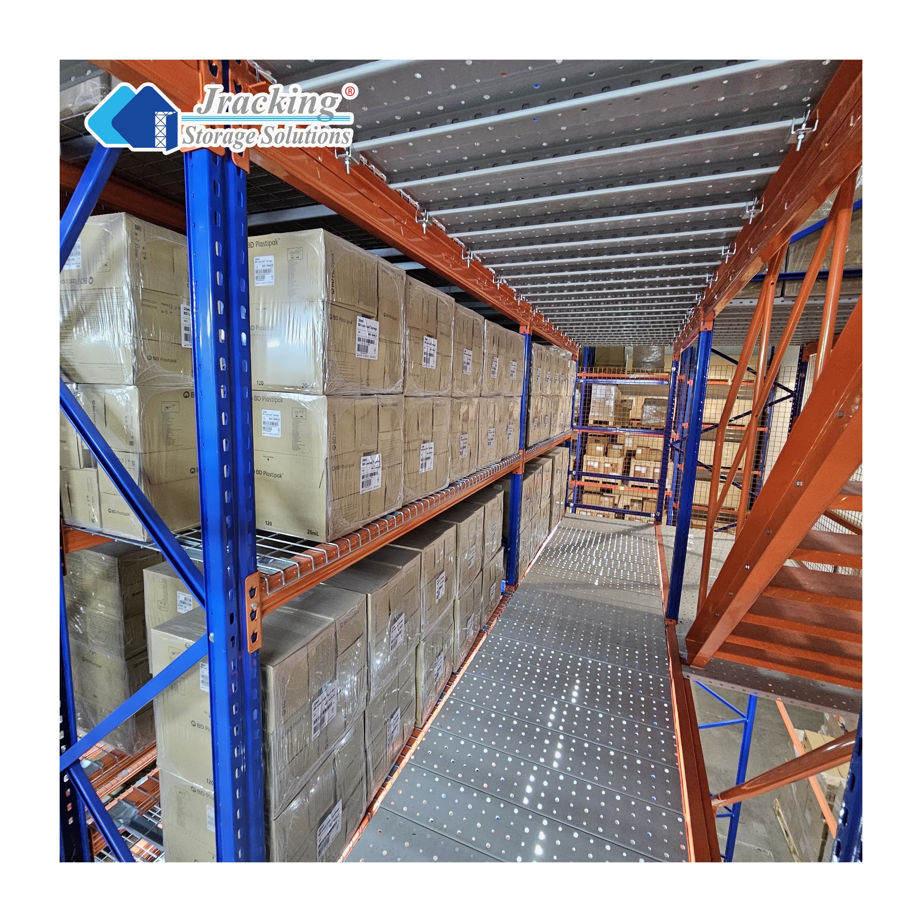 Premium Industrial Storage Stacking Shelves Racks Heavy Duty Steel EU Pallet Racking System for Logistics Warehouses