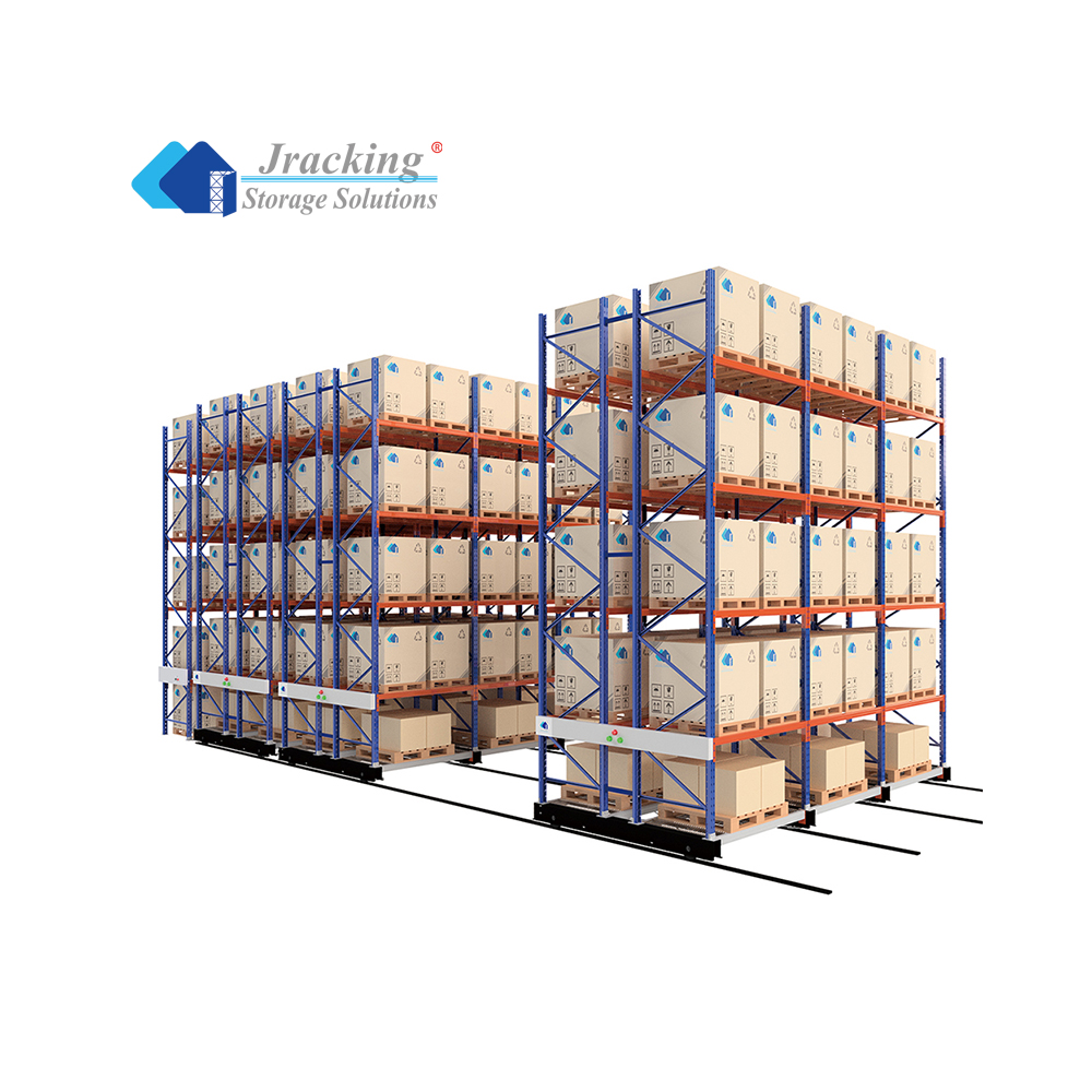 Jracking Automated Storage System Heavy Duty Electric Mobile Pallet Racking