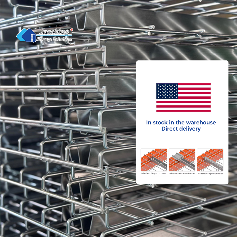 Heavy Duty Galvanized Steel Warehouse Shelving Durable Wire Mesh Decking for Pallet Racking Warehouse Storage