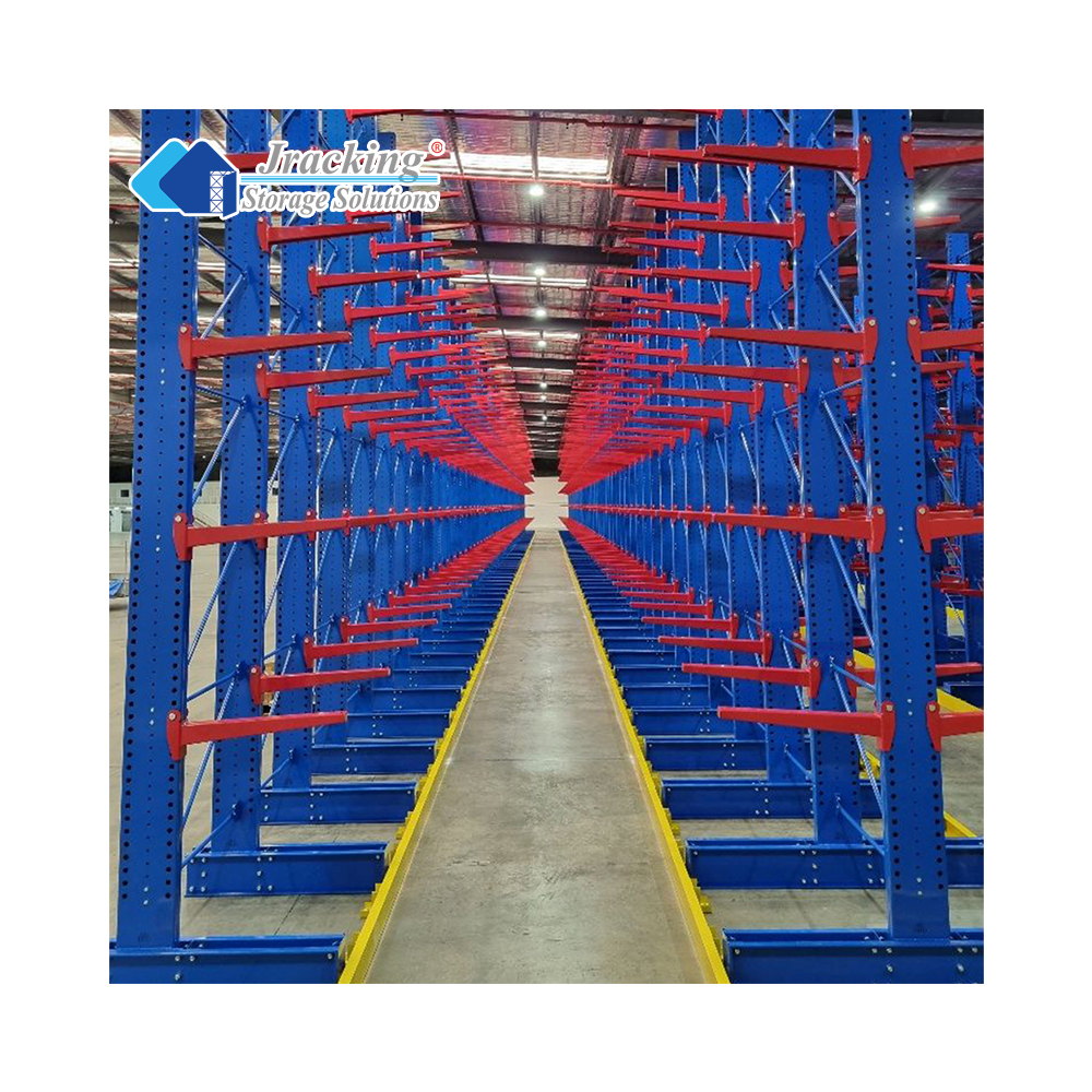 Jracking Q235B Steel Made Customized Heavy Duty Cantilever Rack Used for Storage  Long Products Car Racking