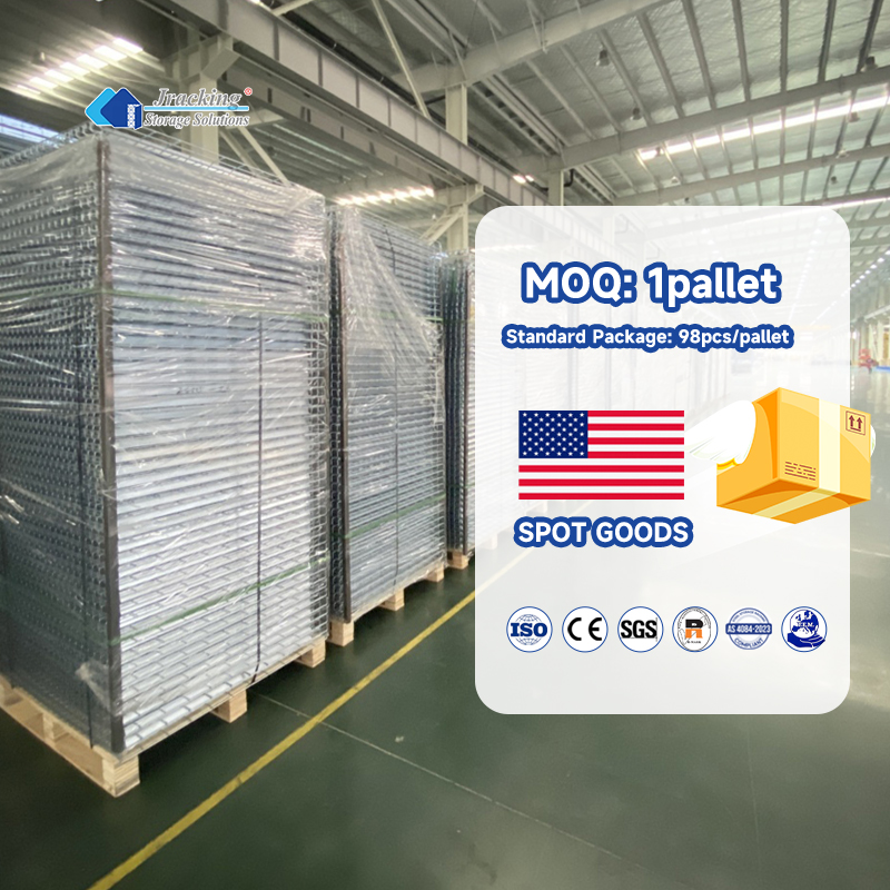 Heavy Duty Welded Galvanized Wire Mesh Shelves Corrosion-Resistant Wire Mesh Decking for Industrial Pallet Racking