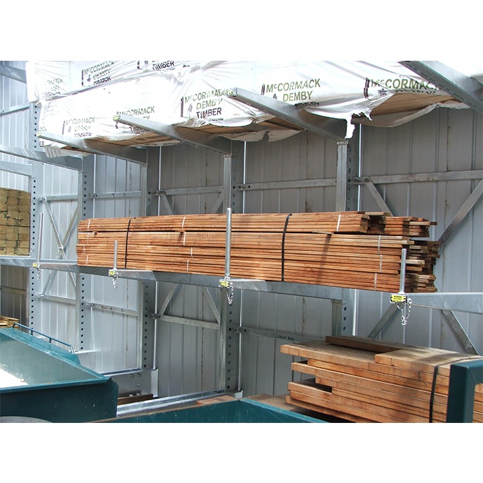 Outdoor Common Used Heavy Loading Changeable Arm Height Q235 Steel Cantilever Rack Industrial Storage Corrosion Protection