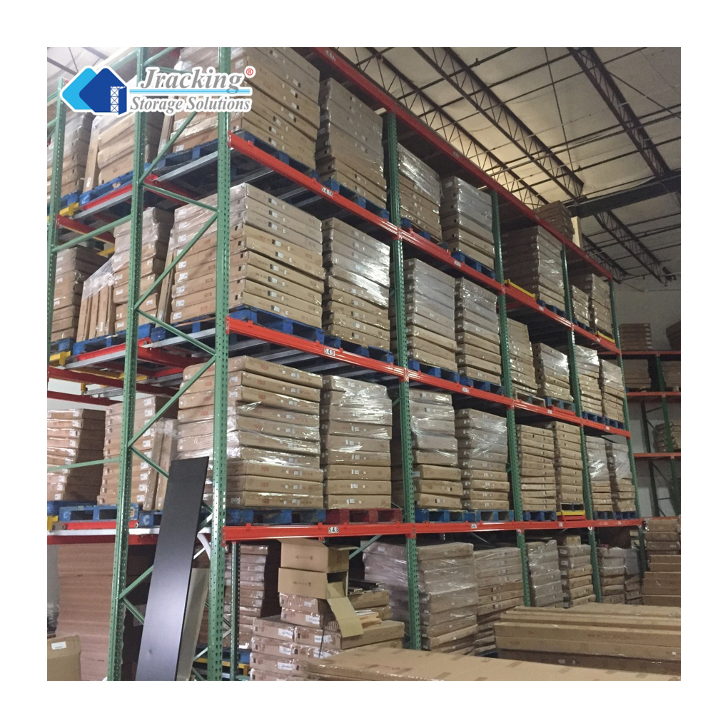 Highly Effective High-density Warehouse Storage System Push Back Racking