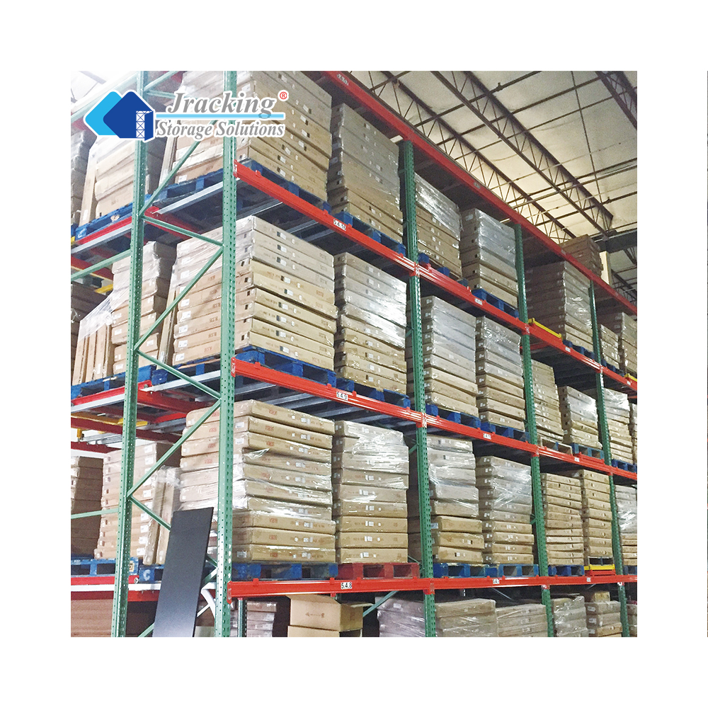Jracking US Standard Heavy Duty Teardrop Pallet Racking System Storage Racks and Shelving
