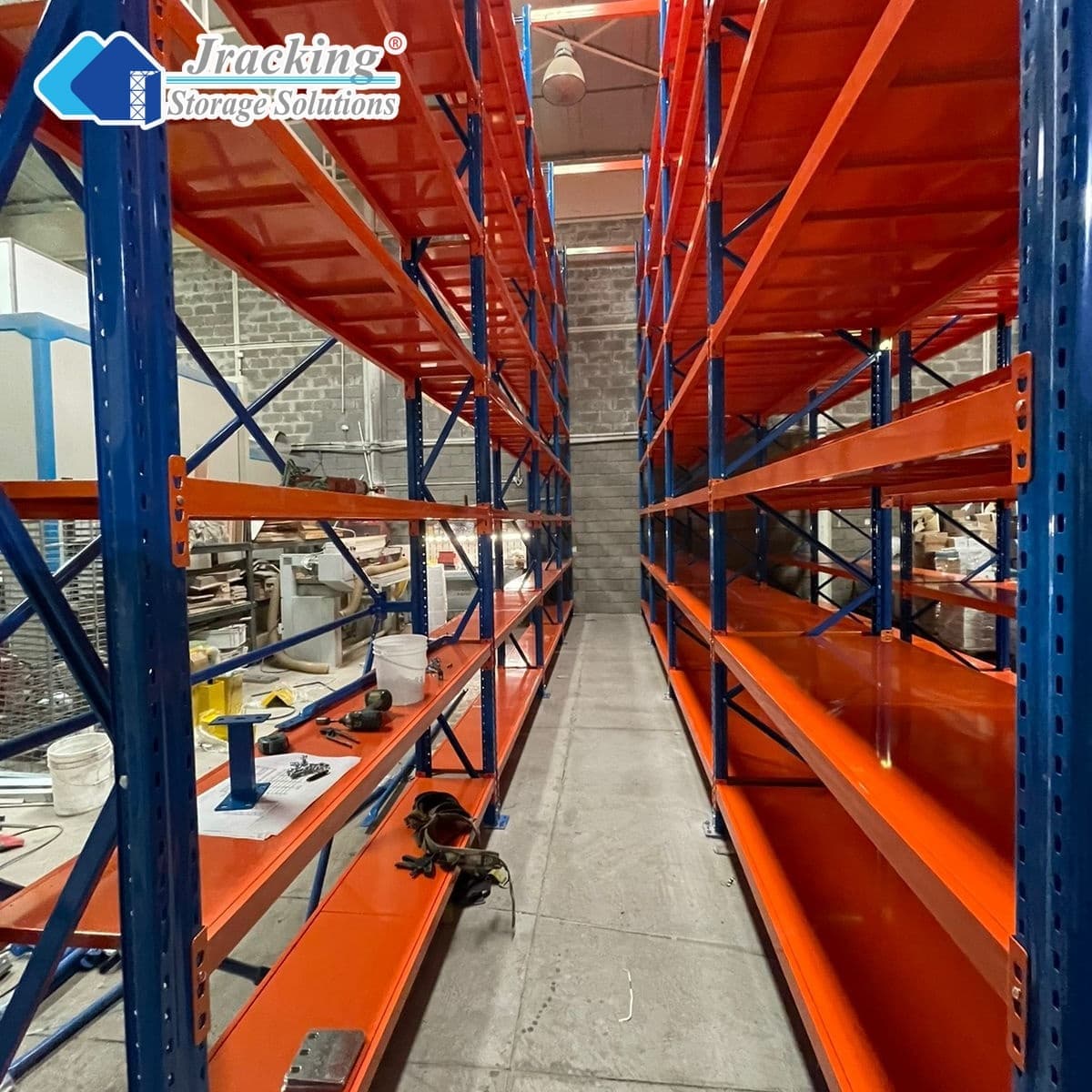 Jracking EURO Standard Warehouse Storage Racks Heavy Duty Steel Pallet Racking System for Distribution