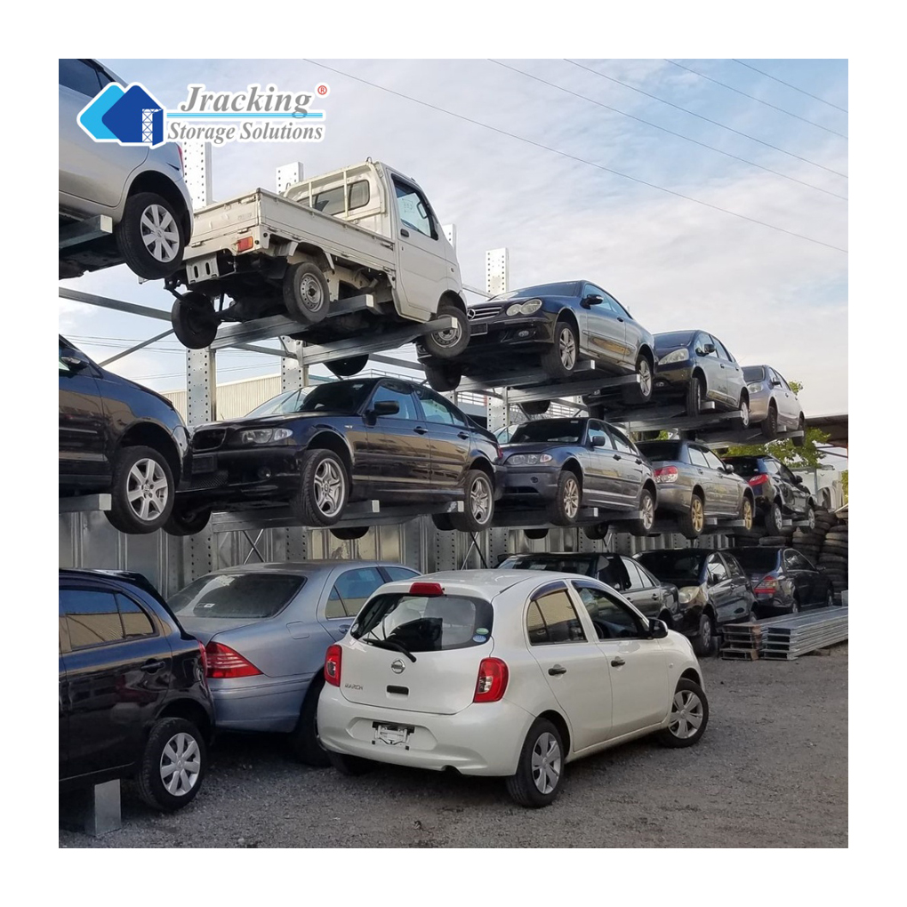 Jracking CE Certified Heavy Duty Warehouse Rack Cantilevered Double-Sided Racking System for Car Storage