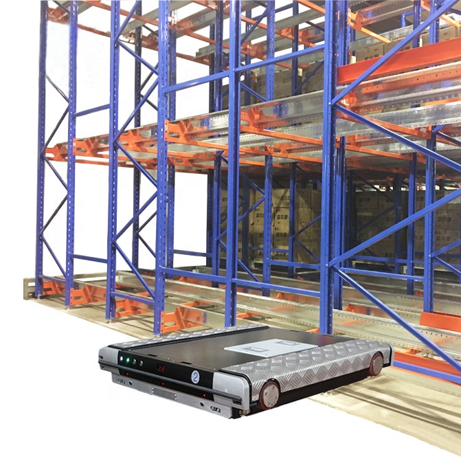 Jracking Automated Warehouse Storage Rack Filed Type Pallet Radio Shuttle System for Logistics Warehouse Bulk Goods Storage