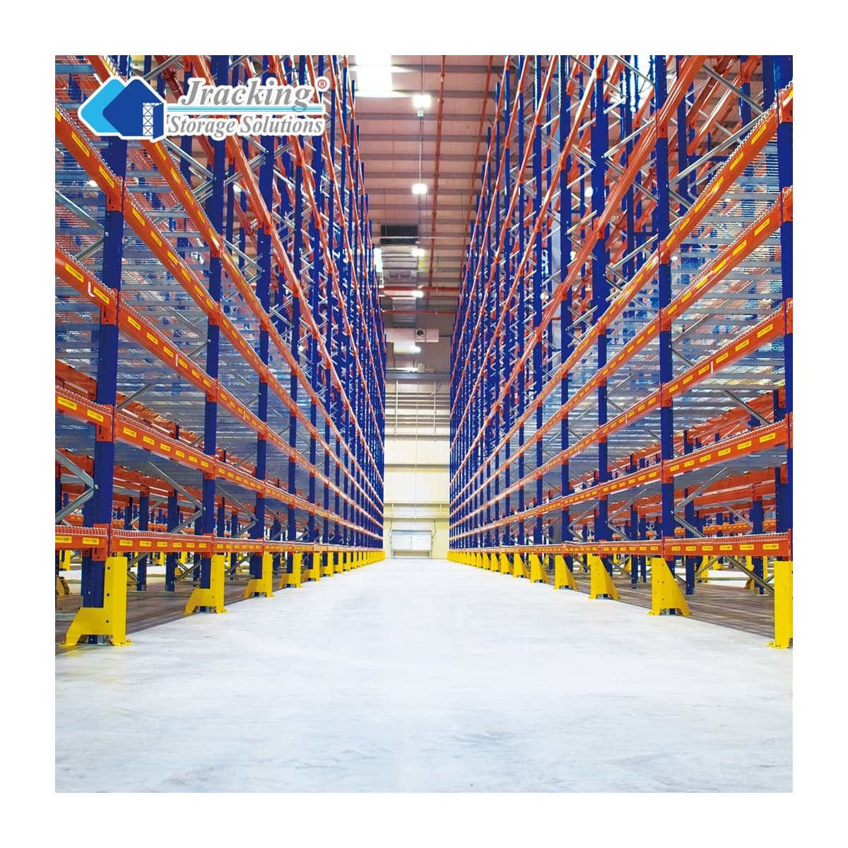 Jracking Euro Standard Steel Vertical Warehouse Storage Racks Heavy Duty Selective Pallet Racking System