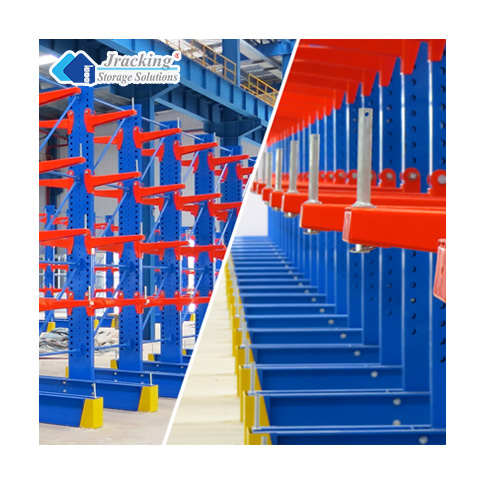 Jracking Factory Price-Wholesale Warehouses Rack Light Duty Q235B Steel Customized Cantilever Stacking Rack