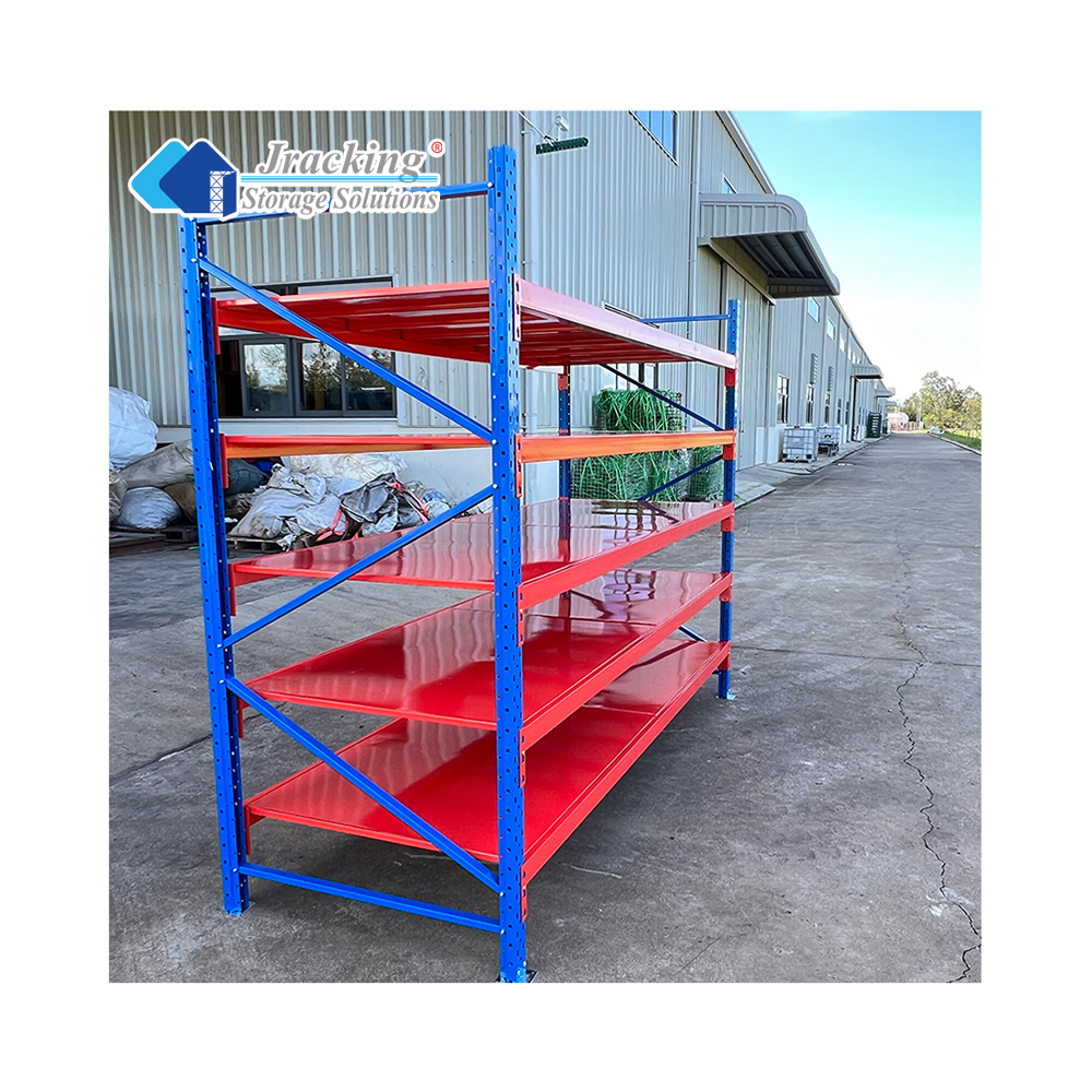 Jracking Medium Duty Longspan Racks Shelves for Supermarkets and Home Storage