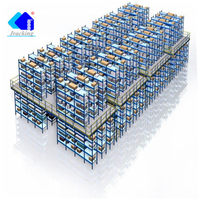 Jracking Heavy Duty Steel Platform Mezzanine Racking System Supported Mezzanine Floor