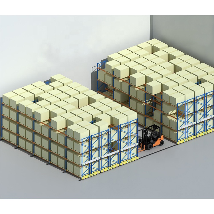 Economical Safe Steel Heavy Duty Electric Mobile Racking Shelving Selective Pallet Rack Industrial Storage Warehouses GS