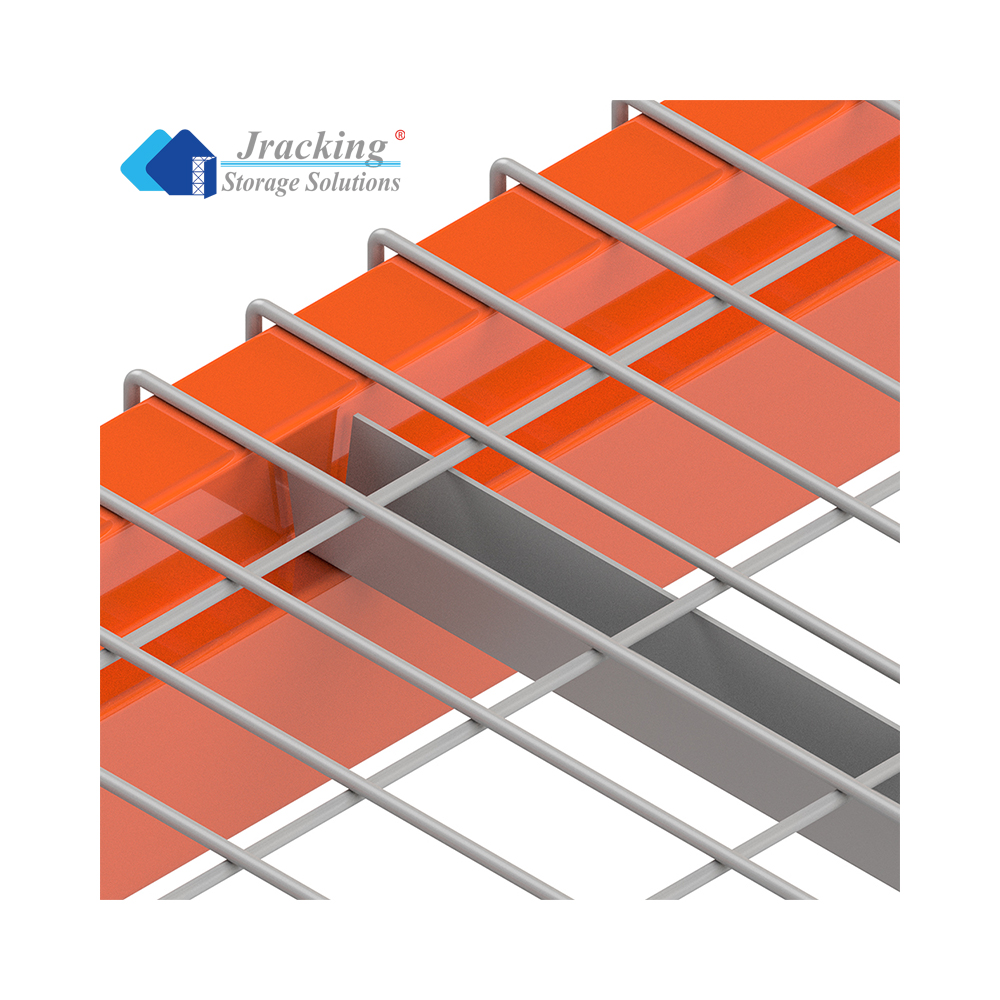 Jracking Galvanized Steel Warehouse Racks Accessories Corrosion Protected Wire Mesh Decking for Pallet Racking