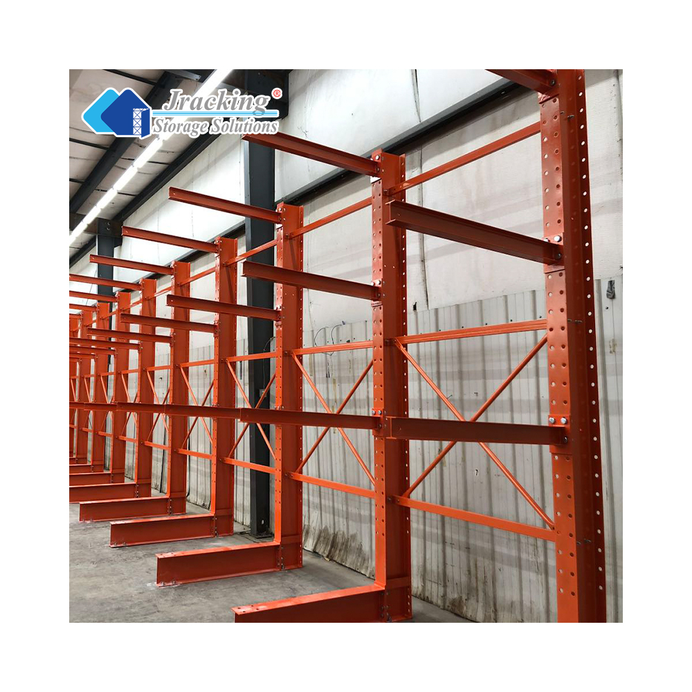 Jracking Heavy Duty Cantilever Rack Used for  Storage of Pipe Long-tube Steel Plate Car Racking