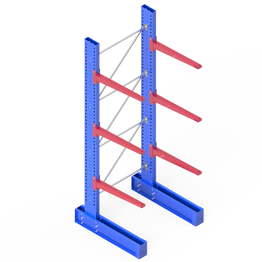 Nanjing High Quality Heavy Duty Steel Cantilever Salvage Racking Vehicle Storage for Cars Stackable Rack
