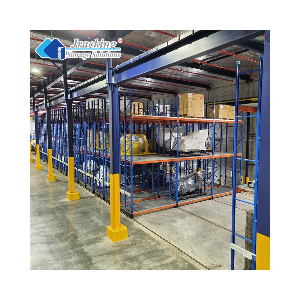 Jracking Flexible Electric Mobile Rack System  Automated Pallet Warehouse