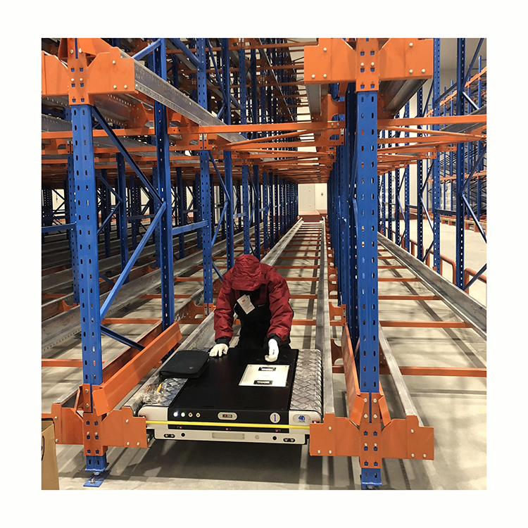 Cost Effective Designed Radio Shuttle Rack System Intelligent Warehouse Storage Shleving Rack for Automated Pallet Handling