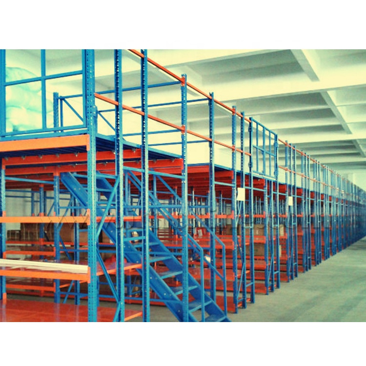 Jracking Mezzanine Floor Rack System Racking Supported Platform Industrial Steel Structure Modular Warehouse Storage Steel Rack