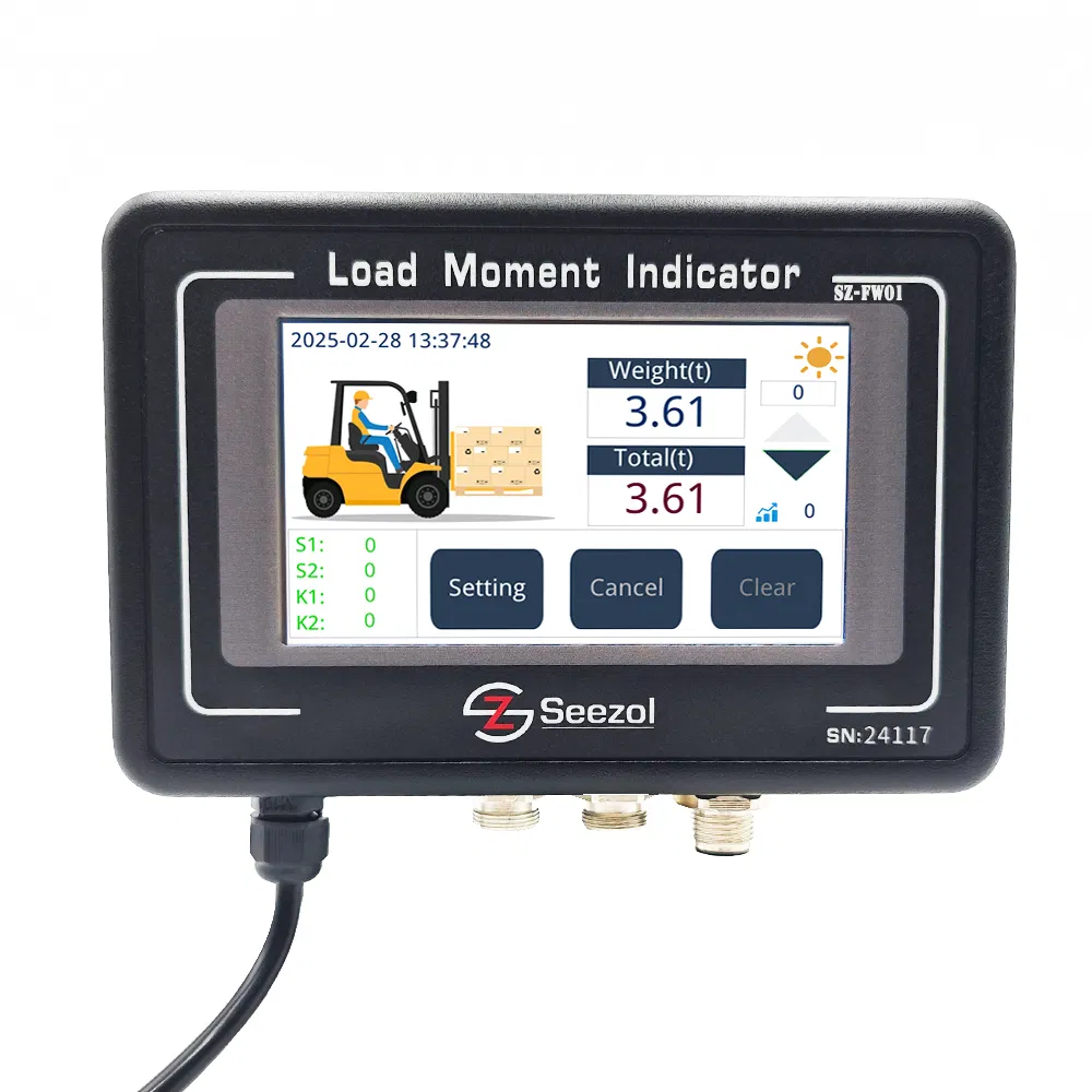 Forklift Intelligent Weighing System with Automatic Tilt Compensation