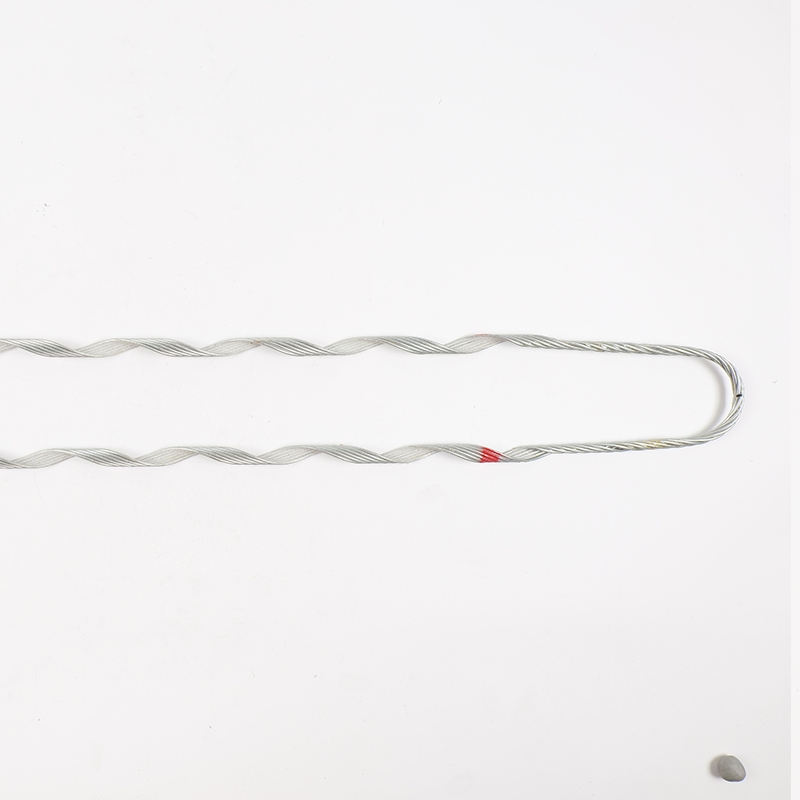 Full Tension Galvanized Steel Preformed Dead End Cable Tension Clamp for Opgw Transmission Distribution