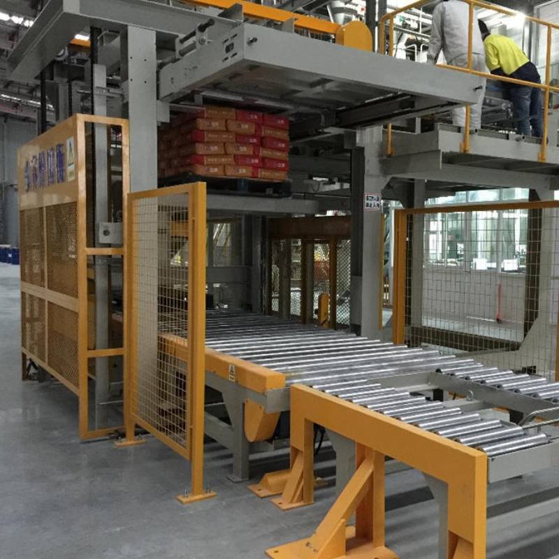 Automatic High Speed High Level Palletizing Machines For Gypsum Powder Putty Powder Valve Bags