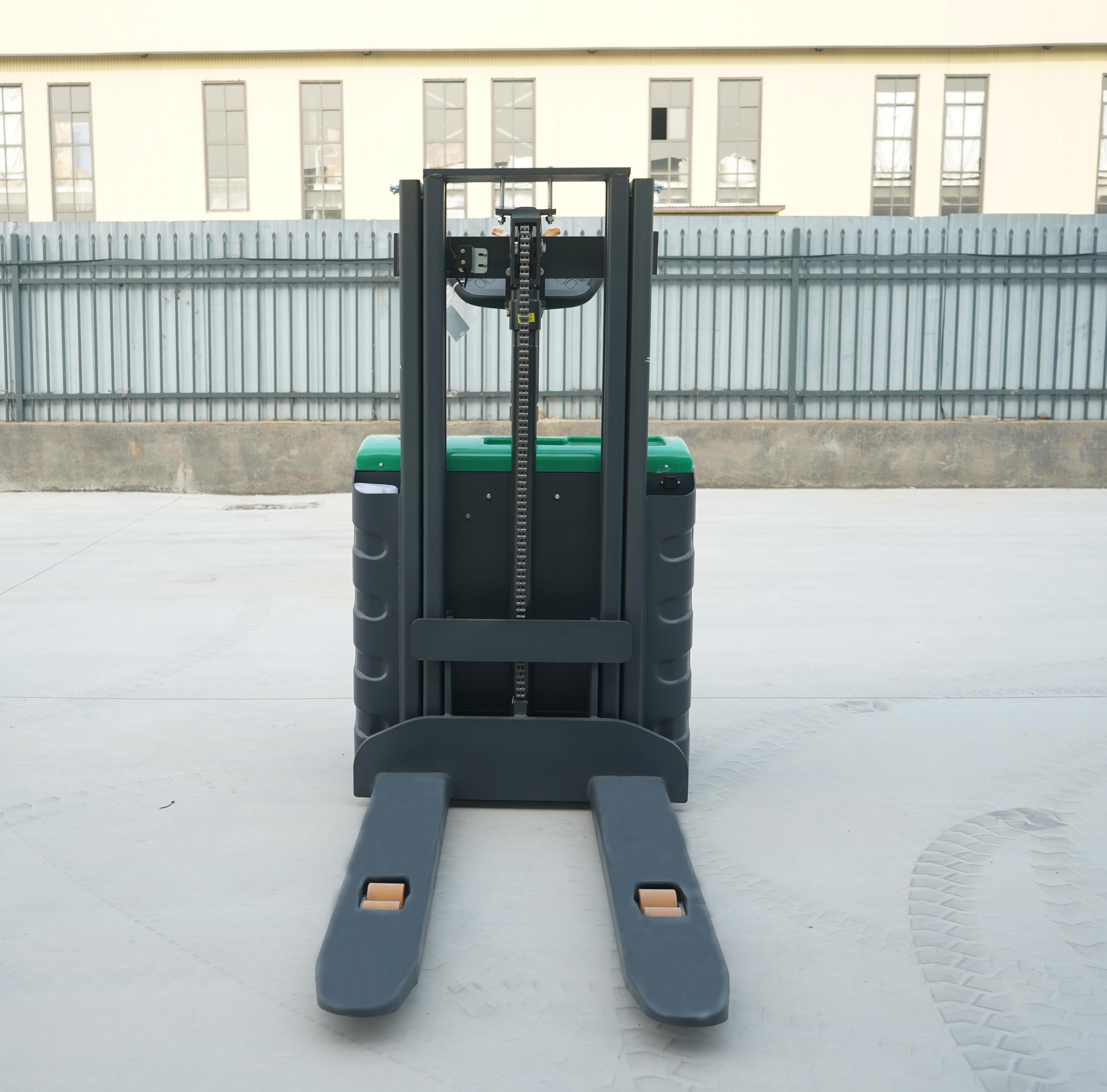 1.5 Ton 2 Ton Automatic Pallet Stacker For Warehouse Pallet Stacker Electric Moving Materials Farm Home Use