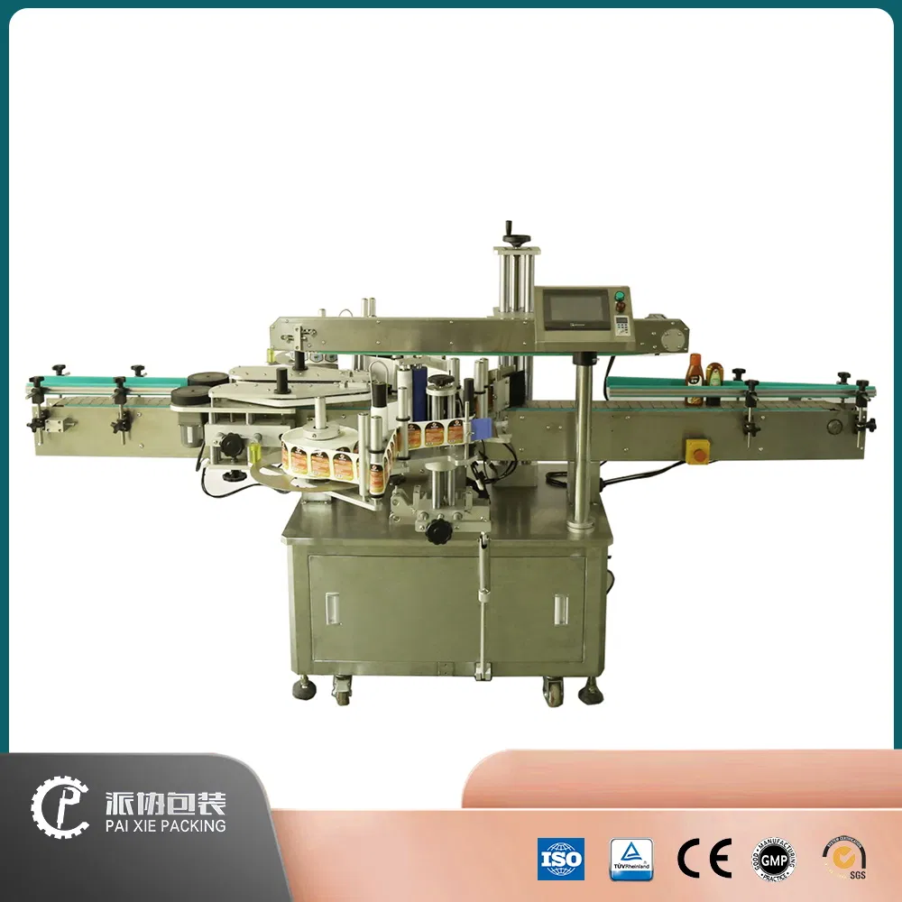 Factory Price Double Side Auto Label Applicator Sticker Labeling Machine with Date Printer