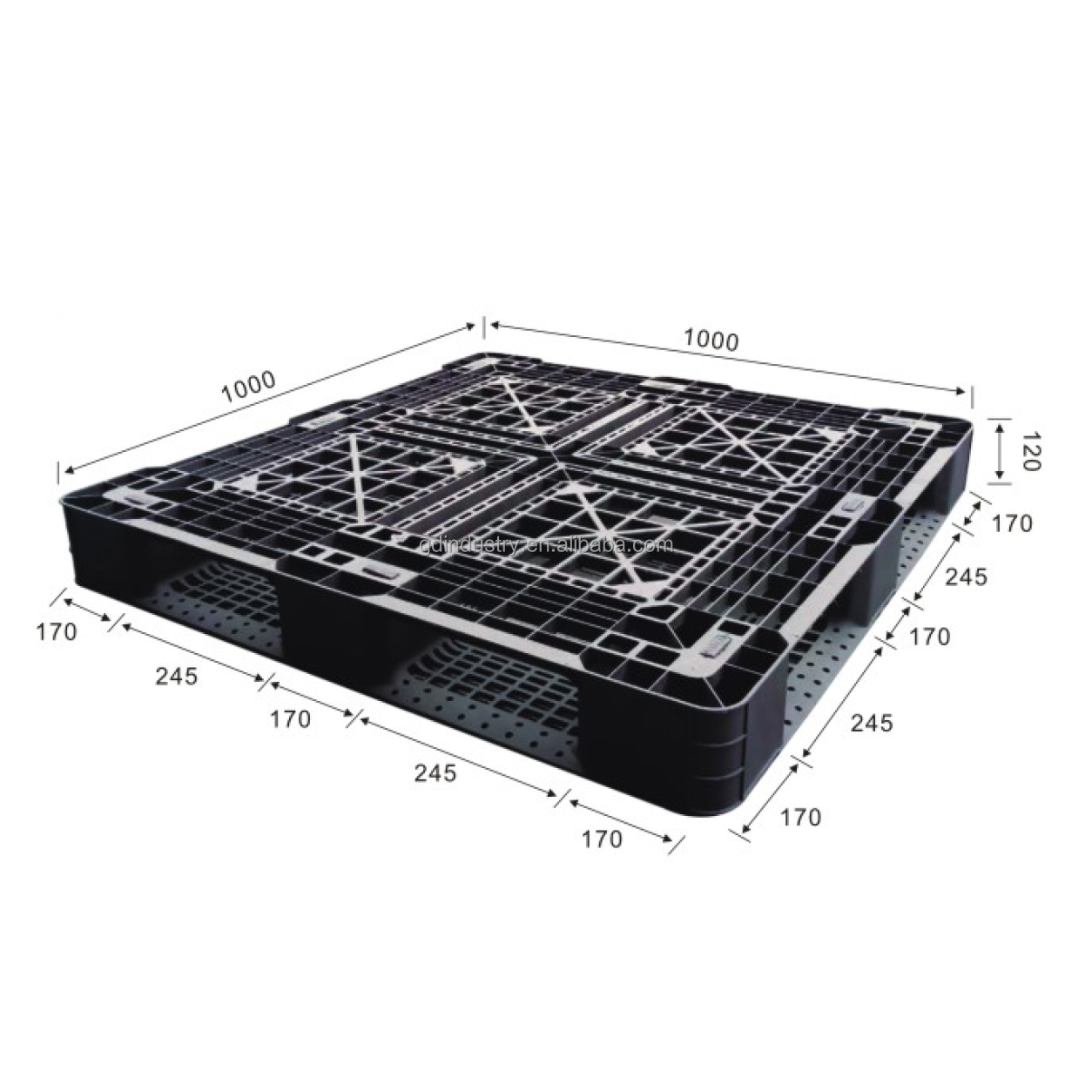 Mesh Deck Grid Surface Plastic Pallet