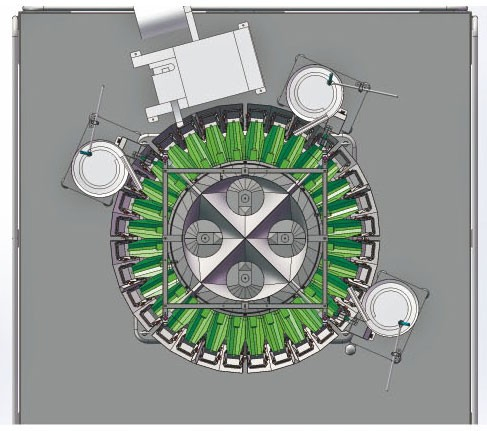 Versatile 32 Head Multihead Weigher Mixing Counting and Automatic Food Packaging System