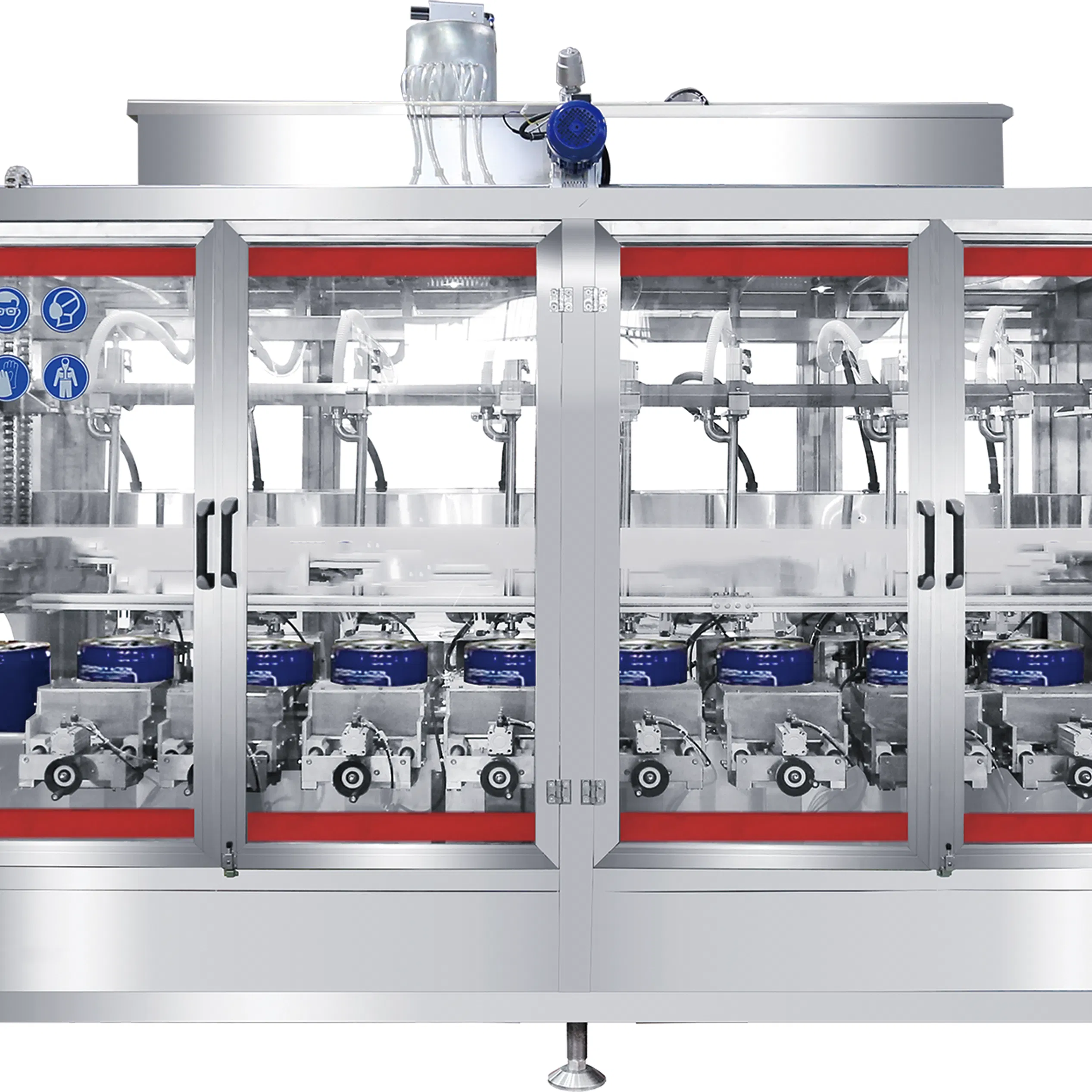 Tracking Linear No Stop Hair Conditioner Detergent and Daily Chemical Shampoo Capping Packing and Filling Machine