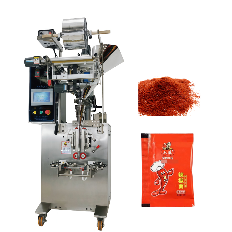 Multi-Function Vertical Packing Machine for Powder Filling for Packaging Paprika Spice Coffee Tea Sugar Sachets Food Application