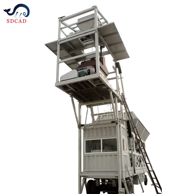 Portable Mobile Concrete Batch Plants Batching Mixer