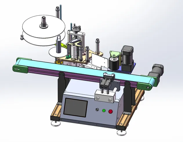 Labeling Machine structure and rollers