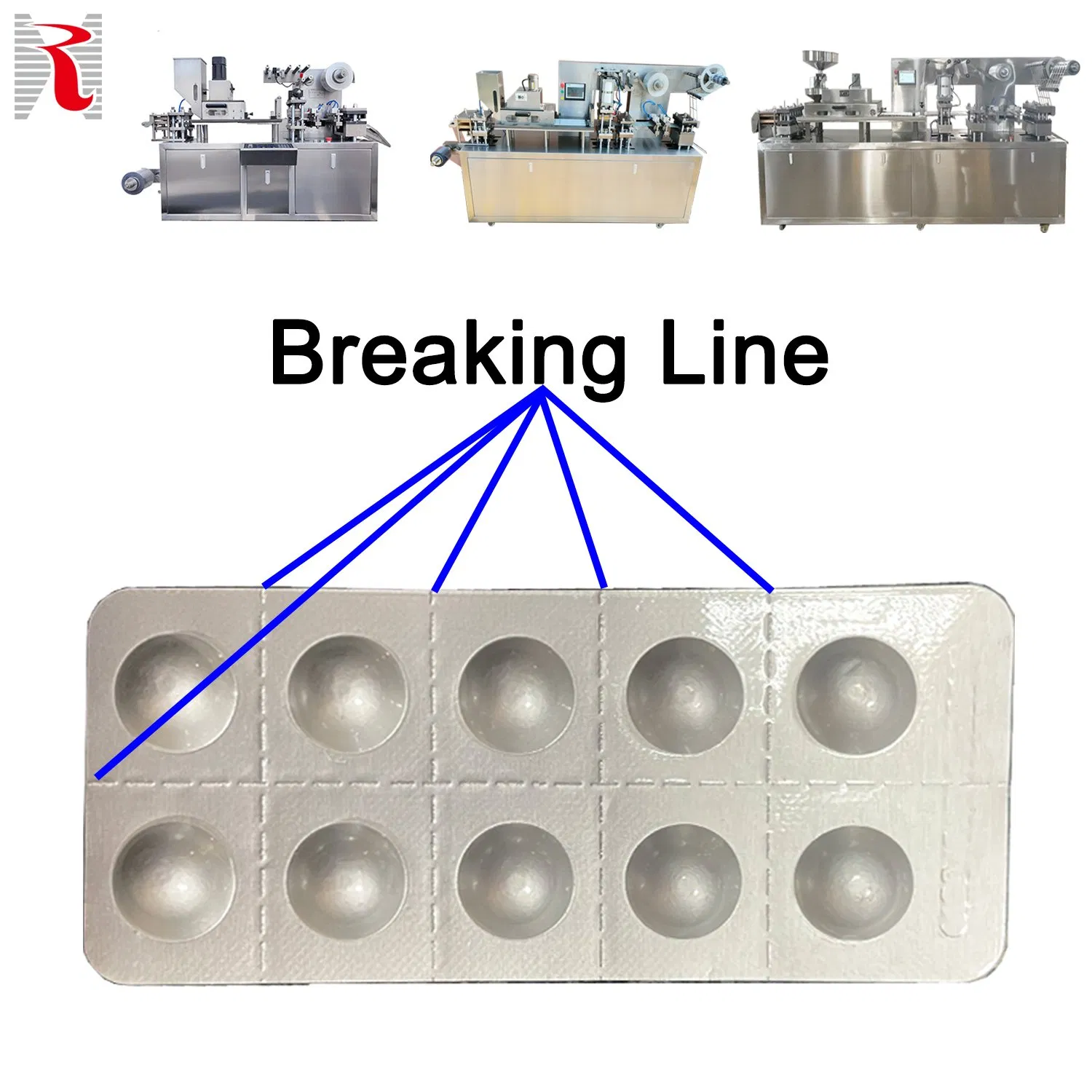 Automatic Small Pill Capsule Tablet Blister Packing Machine Multifunction Capsule Tablet Pill Sealing Blister Cap Machine Blister Packaging Machine