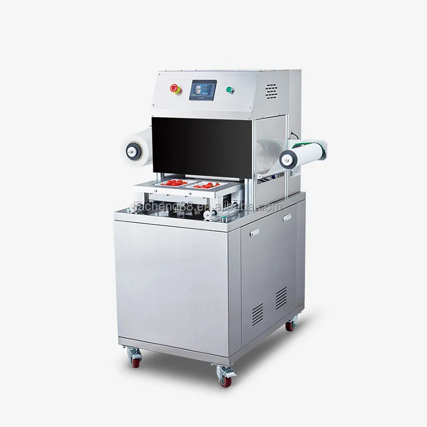 Langtai Continuous Type Vacuum Packaging Machine For Food Meat Cheese Fish Fresh Keeping Preservation Sealing Packing Equipment