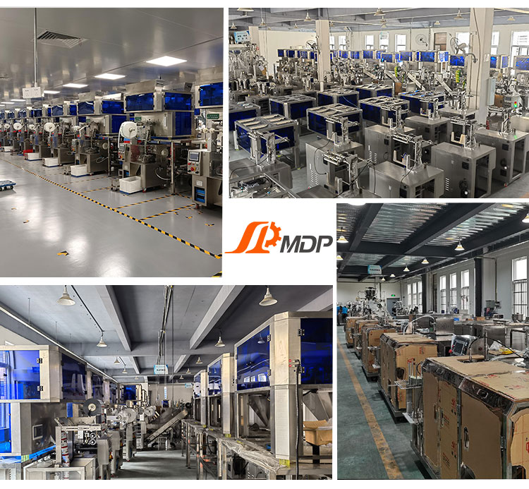 Horizontal Automatic Vacuum Coffee Beans Pouch Filling Packaging Zipper Stand-up Plastic Kraft Paper Premade Bag Packing Machine