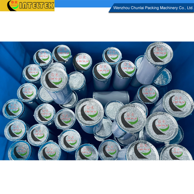 Automatic Heat Sealing Machine for Tin Cans Aluminum Foil Hygienic Packaging Equipment for Beverage Can