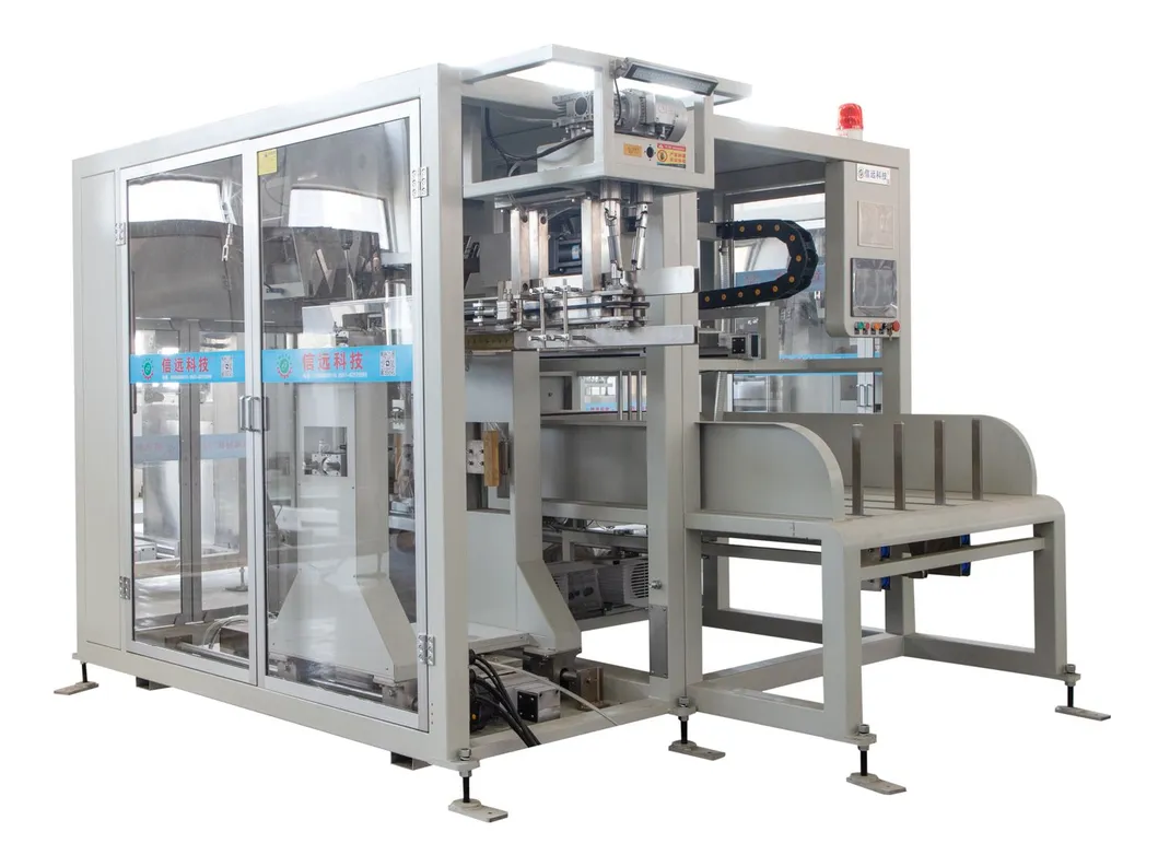 Semi Full Automatic Animal Food Poultry Feed Sealing Bagging Granular Packing Machinery