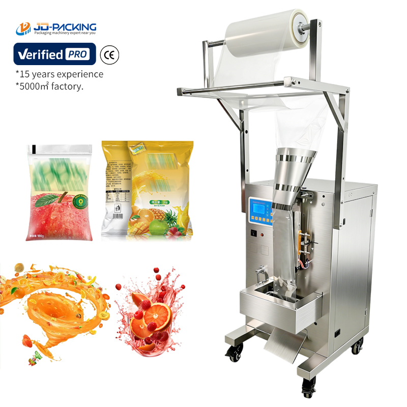 Vertical Automatic Milk Water Juice Oil Ice Lolly Liquid Pouch Sachet Packing Packaging Machine Filling Machine