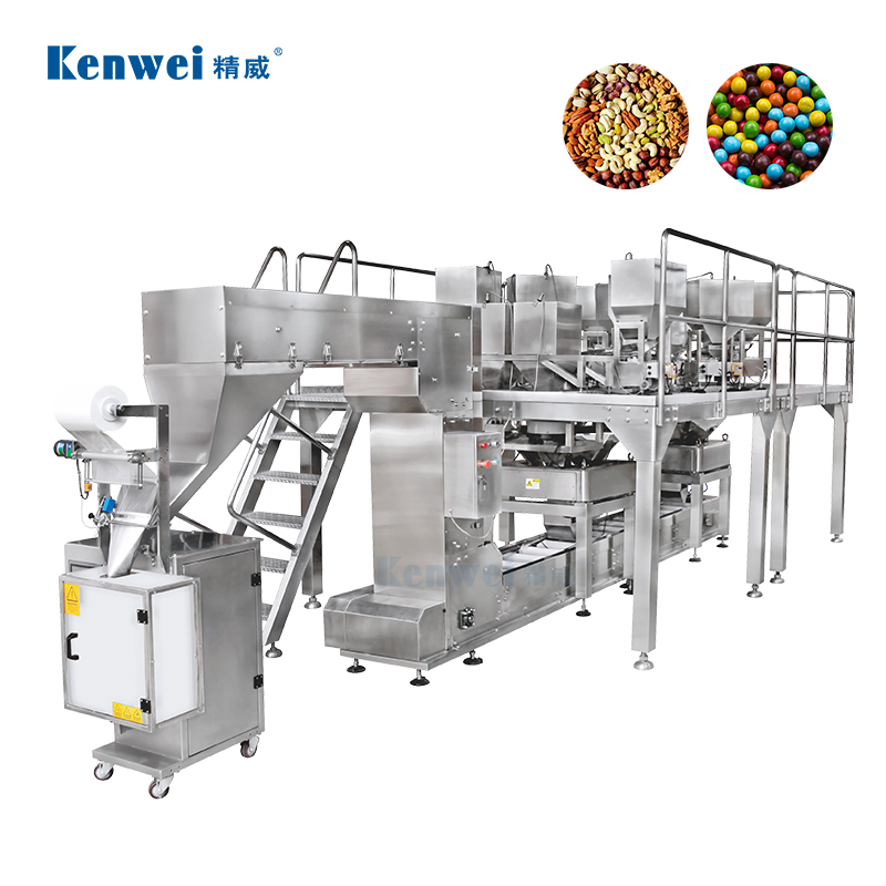 Dynamic Multiple Units Multihead Weigher Packaging System for Versatile Food Packaging