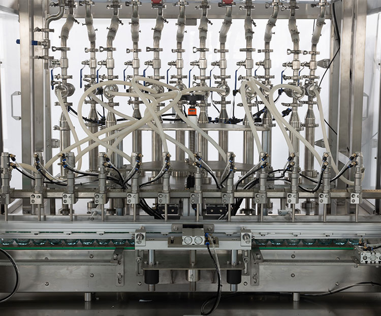 Automatic Linear Servo Piston Filling Capping Machine High Speed Bottling Line for Glass/Pet Bottles of Oil, Sauce, Cosmetics