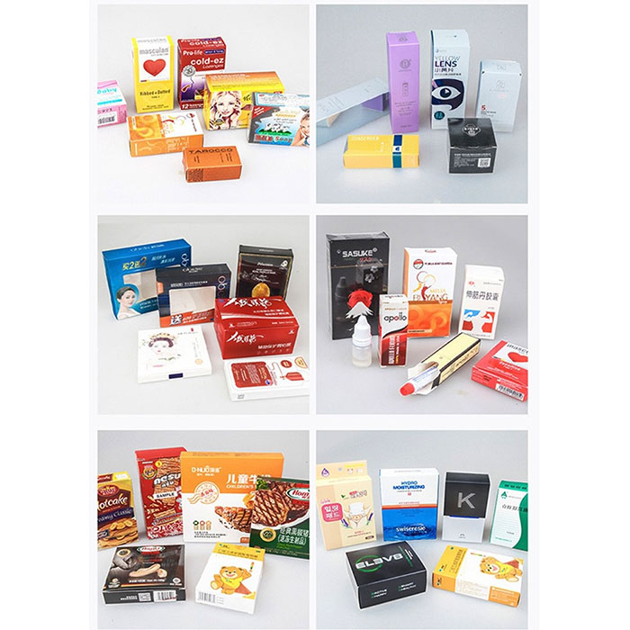 Automatic Vertical Horizontal Carton Box Film Packaging Machine Labeling Capping Filling for Food Cigarettes 304 Stainless Steel